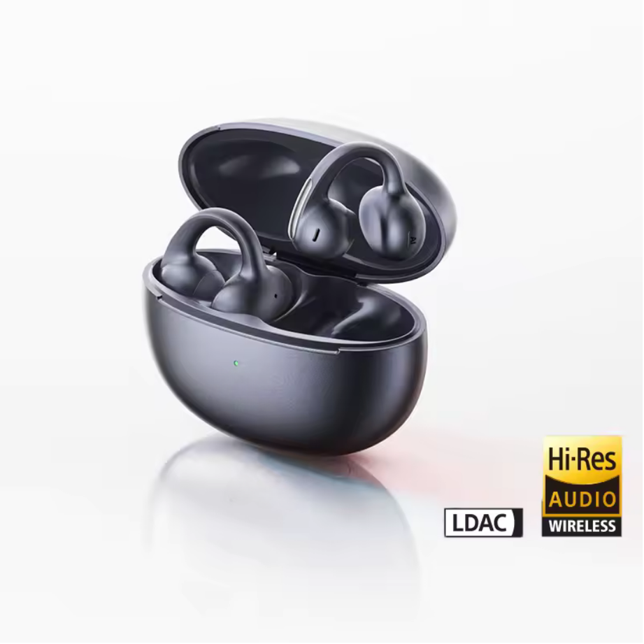 MC1 Pro Ear Clip Wireless Earphones Bluetooth 6.0 Hi-Res Ultra Open Earbuds earrings 4-Mic ENC Clip on ear buds Headphone